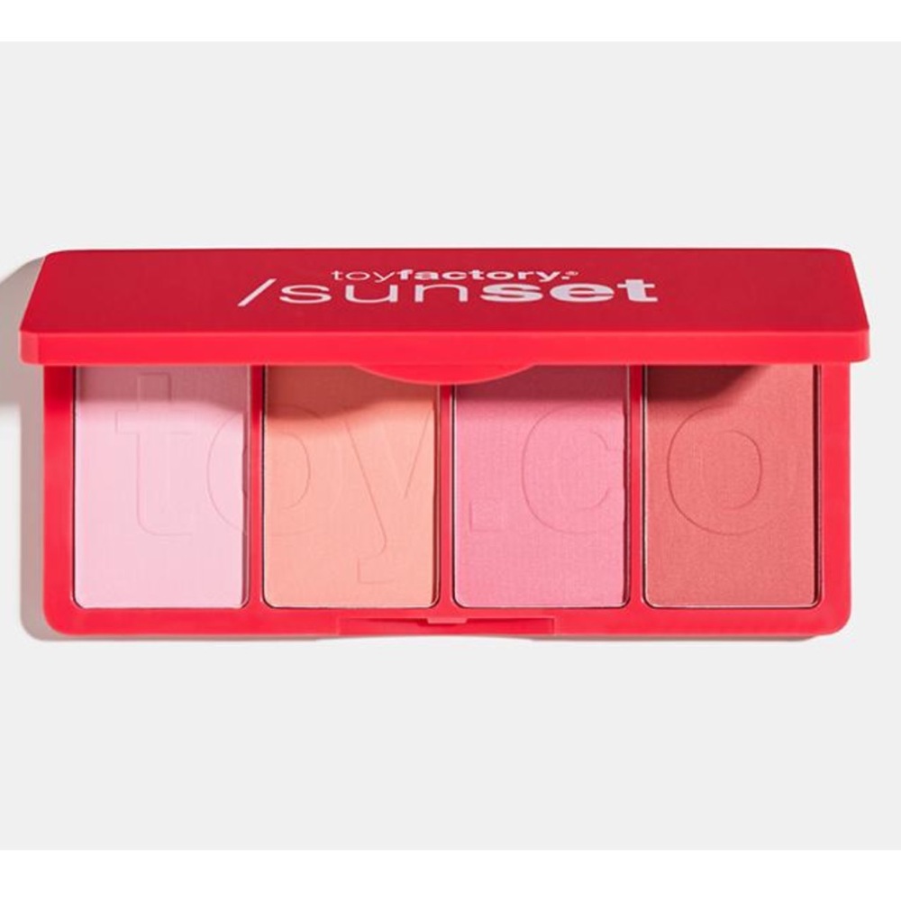 Toy Factory Sunset Squalane Powder Blush Palette